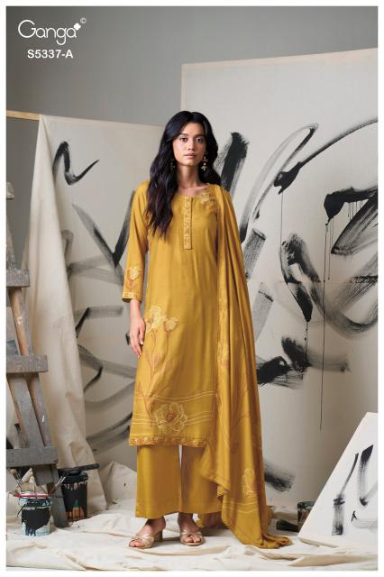 Ganga aeryn 5337 wholesale dress material market in pune
